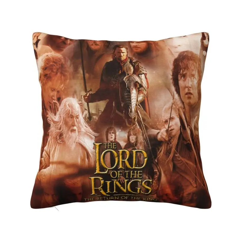 British The Lord Of The Rings Cushion Cover Decoration Printing Fantasy Novel Film Throw Pillow for Living Room Double Side