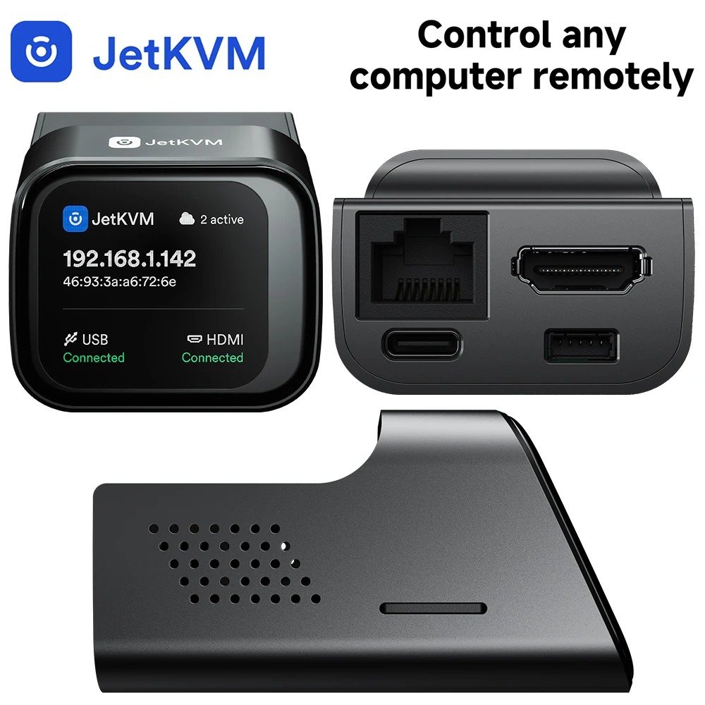 New TF Version ! JetKVM IP-KVM Open Source Computer Remote