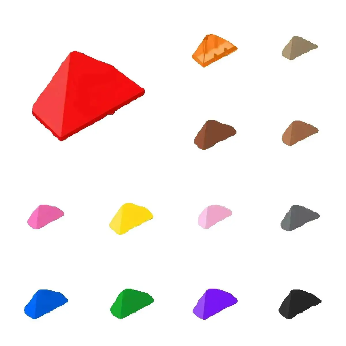 

50 шт. MOC 15571 Slope 45 2x1 тройной нижний держатель шпильки, строительные блоки, детали, сделай сам, образовательные, совместимые с классическими брендовыми игрушками