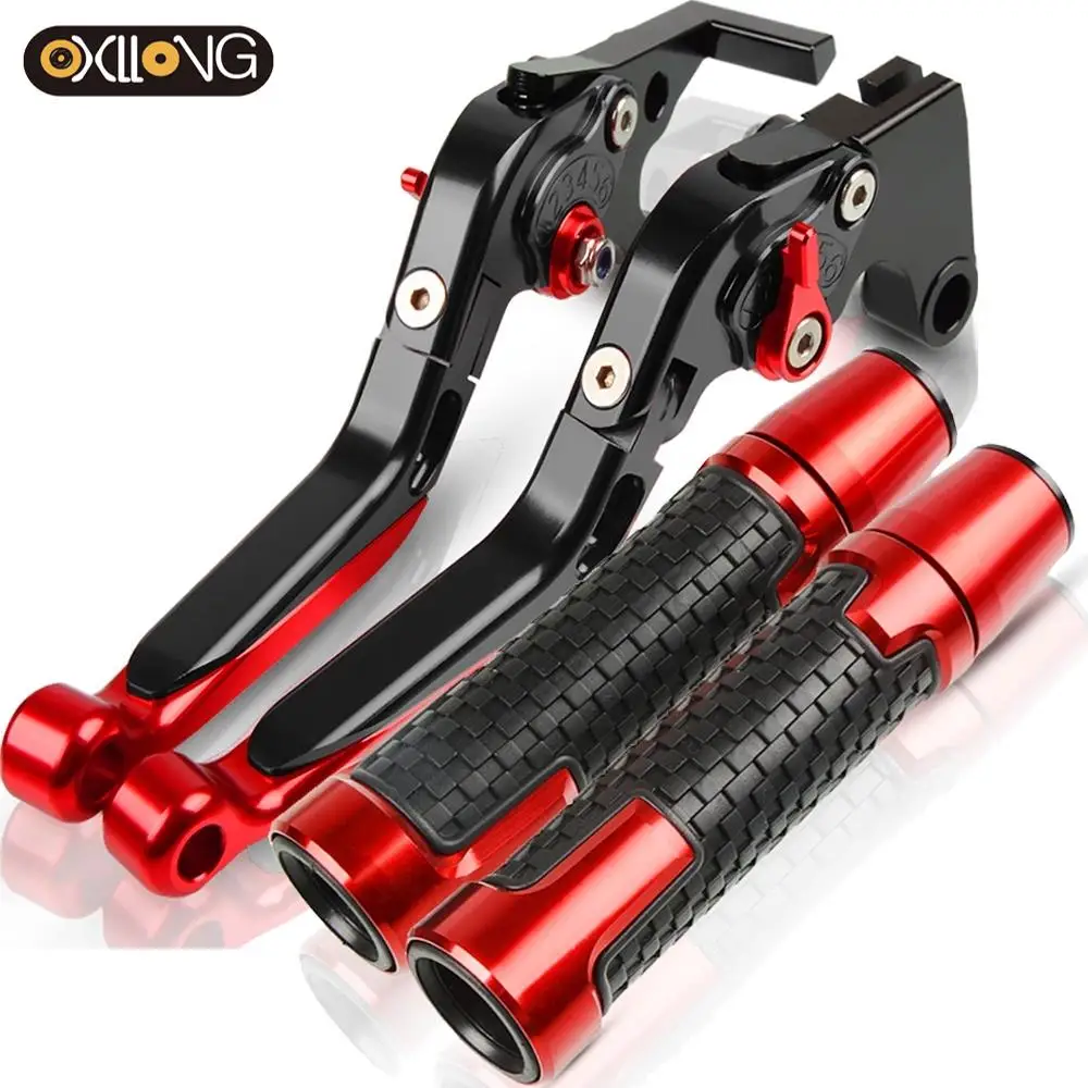 

motocross Handlebar Grip Handle Set For Suzuki Burgman 650 2003-2015 2014 2013 2012 2011 2010 2009 2008 2007 Brake Clutch Levers