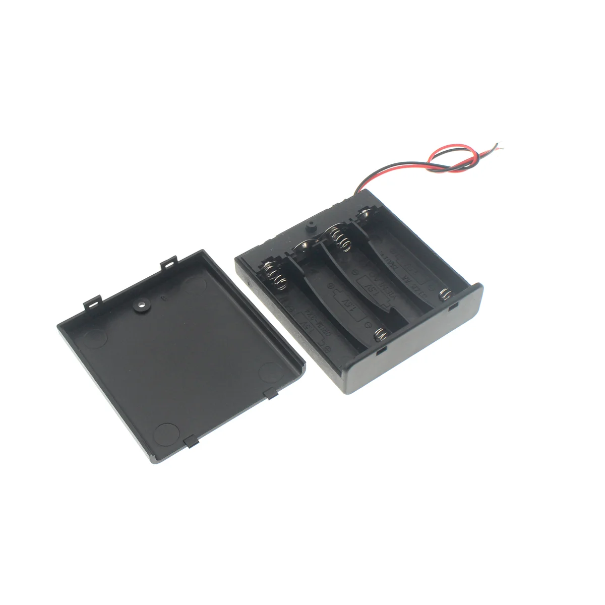 5PCS DIY 4x AA with switch closed Battery Holder Storage Box Case with DC 5.5x2.1mm XH2.54 PH2.0 SM-2P Power Plug