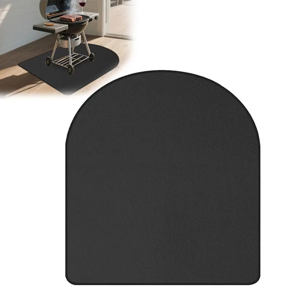 Fireproof Floor Mat for Fireplace under Grill Mats for Outdoor Bbq Double-sided Fireproof Floor Protector for Wood