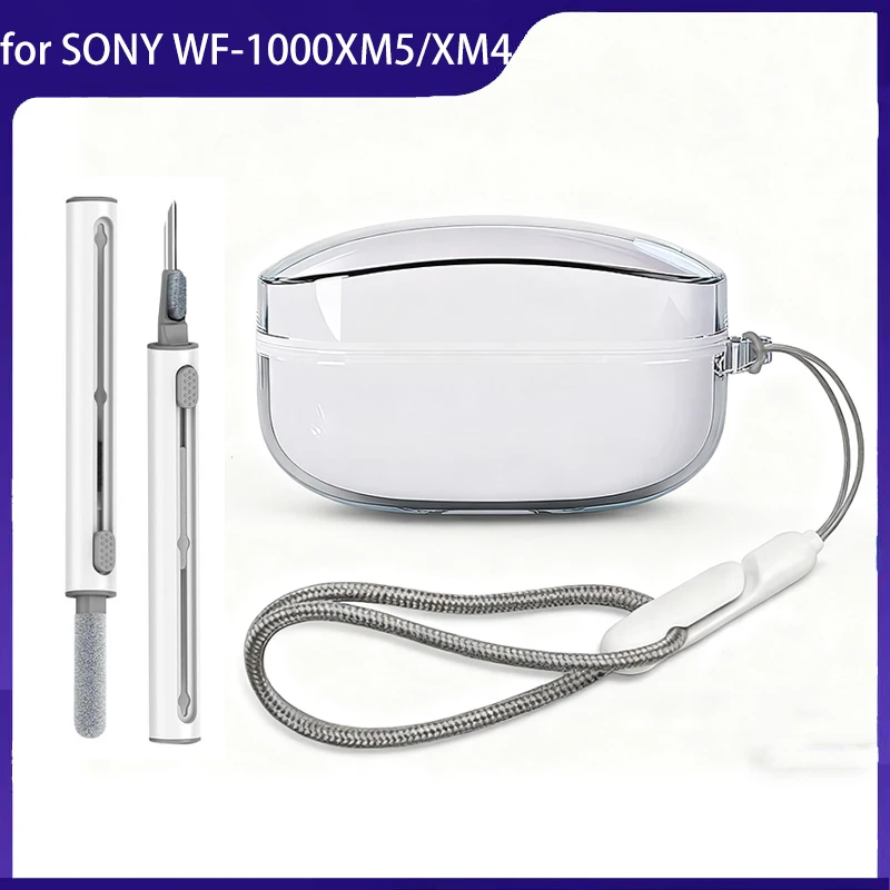 Transparente Hülle für SONY WF 1000xm5 1000xm4 Kopfhörerhüllen Weiche TPU Klare Abdeckung für SONY WF1000xm5 WF-1000XM5 Schutzhülle