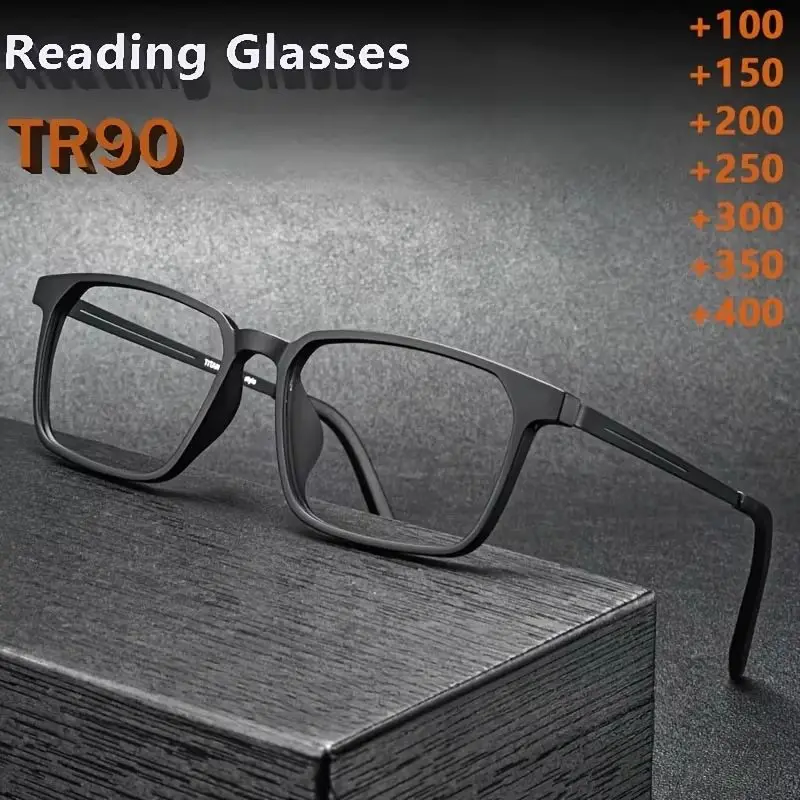 Retro Titan Anti-Blaulicht-Lesebrille für Damen und Herren 2026 Alterssichtbrille Computerbrille für Senioren 0+1,0 bis +4,0