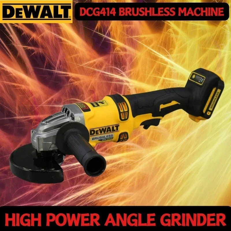 Dewalt Brushess Elcetric Angle Grinder 125/100mm Cutting Machine Polisher Household Power Tools Fit for Dewalt 20V Battery