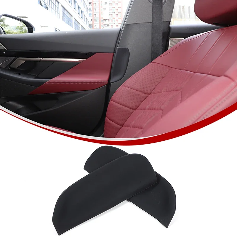 For BMW 5 Series G60 2023+ Car B-pillar Anti-collision Decorative Sticker Auto Interior Accessories 2 Pcs