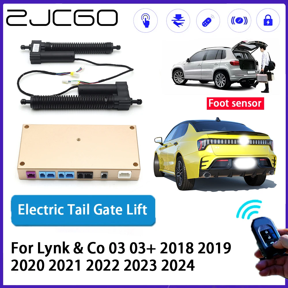 

ZJCGO Car Auto Trunk intelligent Electric Tail Gate Lift Automatic Tailgate Opener for Lynk & Co 03 03+ 2018~2024