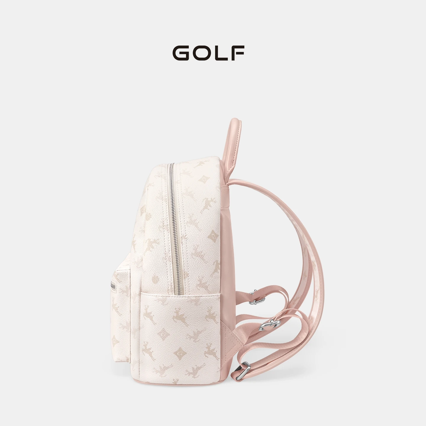 GOLF Leather Printed Ladies Backpack for Women 2026 New Fashion Trendy Commuter Bag Casual Dual Strap Backpack  Zipper Closure view 4