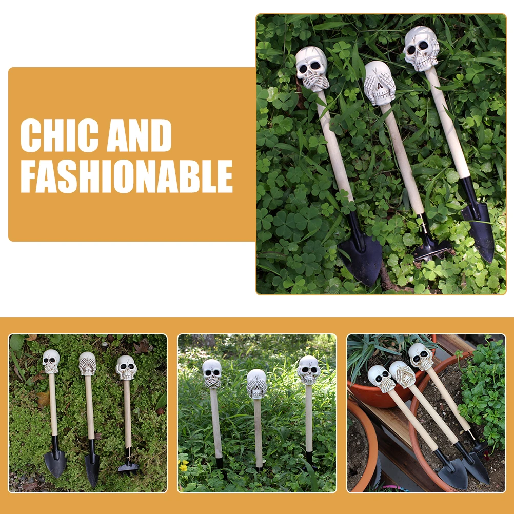

3 Pcs Gardening Tools Small Prospecting Trowel Succulents Outdoor Digging