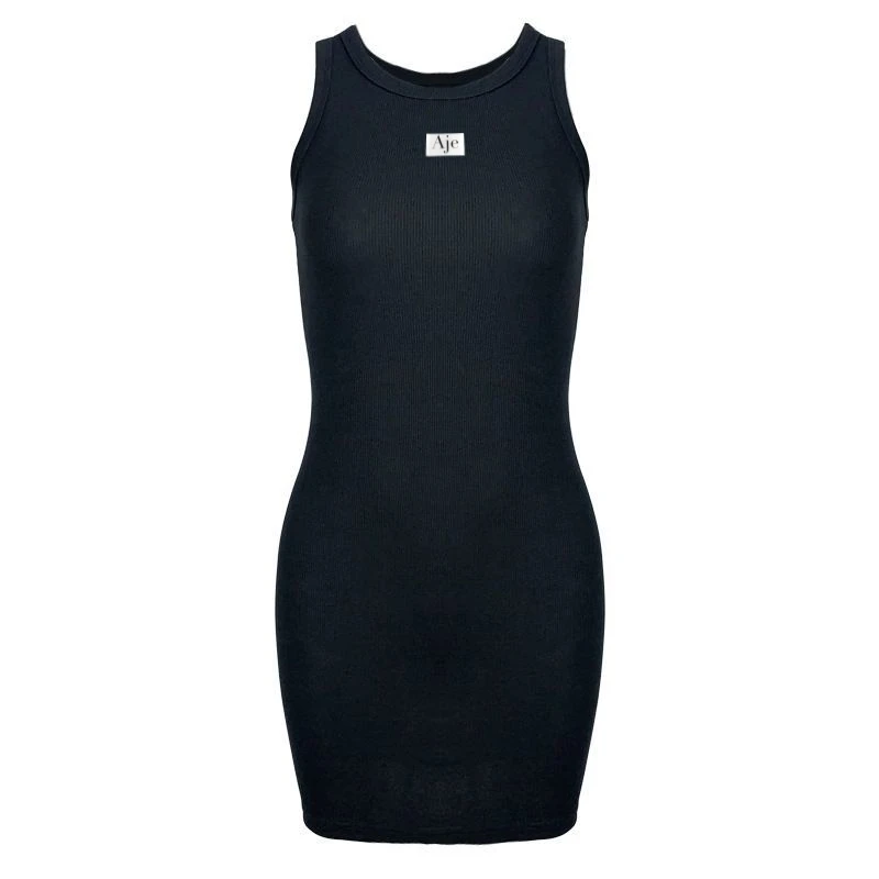 AJE Bodycon فستان أنيق صغير فاخر قابل للتمدد للحفلات والنوادي مثير موضة المرأة الصيف ملابس غير رسمية أنيقة سليم صالح فستان