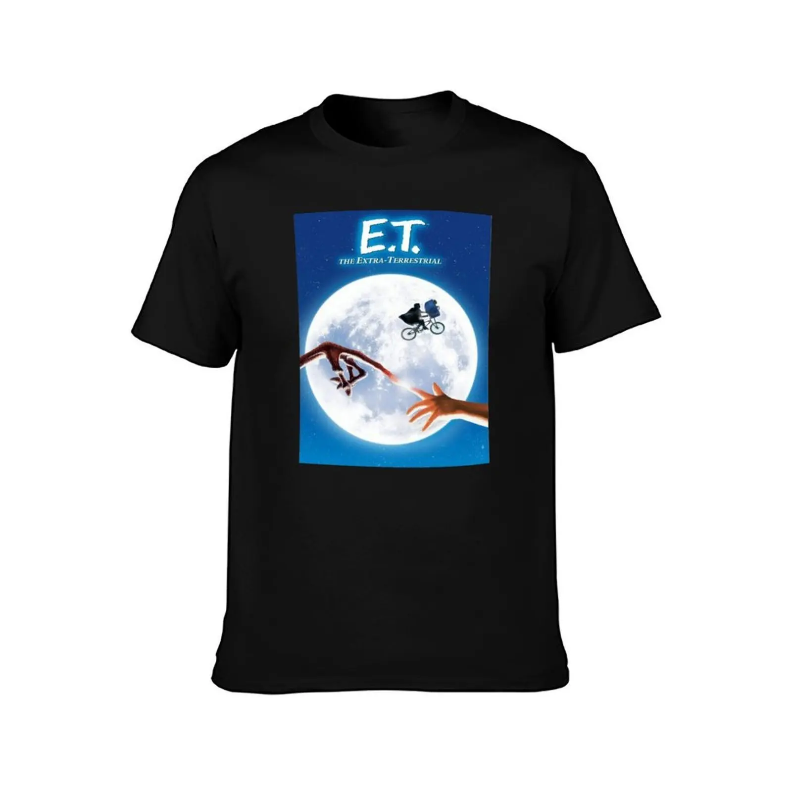 E.T. The Extra Terrestrial (1982) Movie T-Shirt Classic Basic Casual T-Shirt