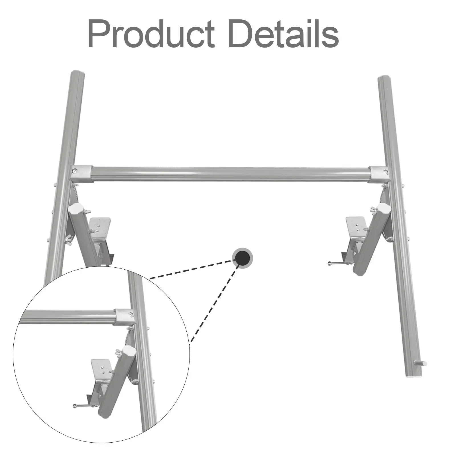 

Aluminum Alloy Embroidery Stitch Stand Desktop Clip Mount Cross Stitch Tool Table Edge Rack for Embroidery Sewing DIY
