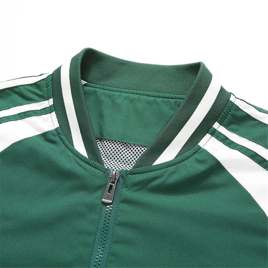 Contrast Color Patchwork Varsity Jacket Men Fashion Casual Baseball Jacket Big Size 5XL Spring Autumn O-neck Coat