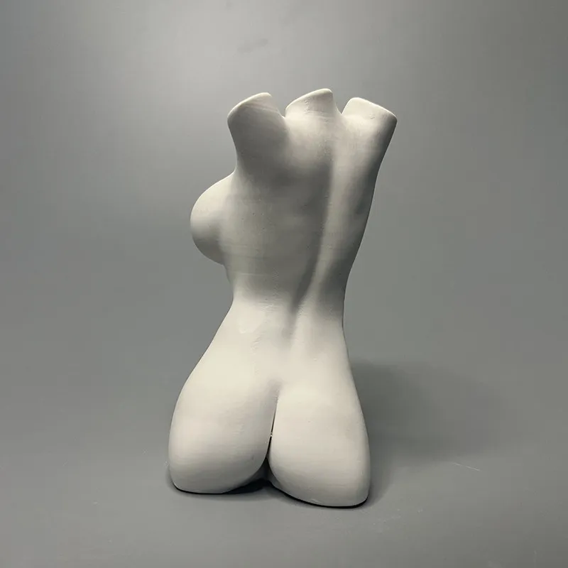 

Minimalist Female Torso Gypsum Sculpture Aroma Diffuser Stone, Premium Desktop Art Decor Niche Home Ornament Birthday Gift