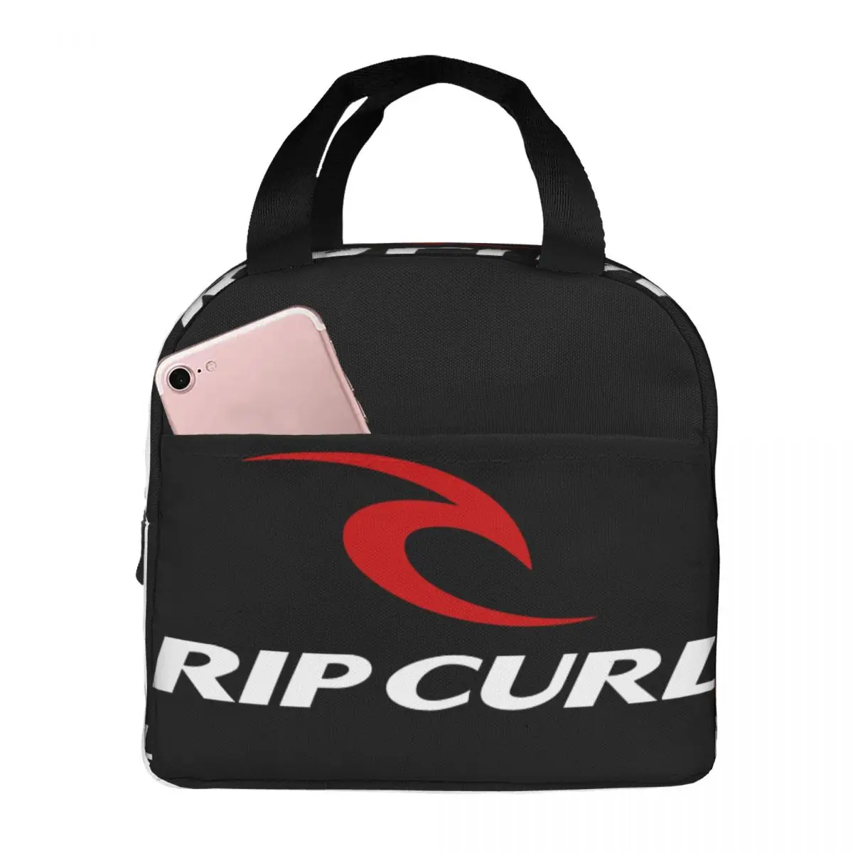 Bolsa de almuerzo Rip Curl Unisex, fiambrera portátil con aislamiento, Bento Box para alimentos