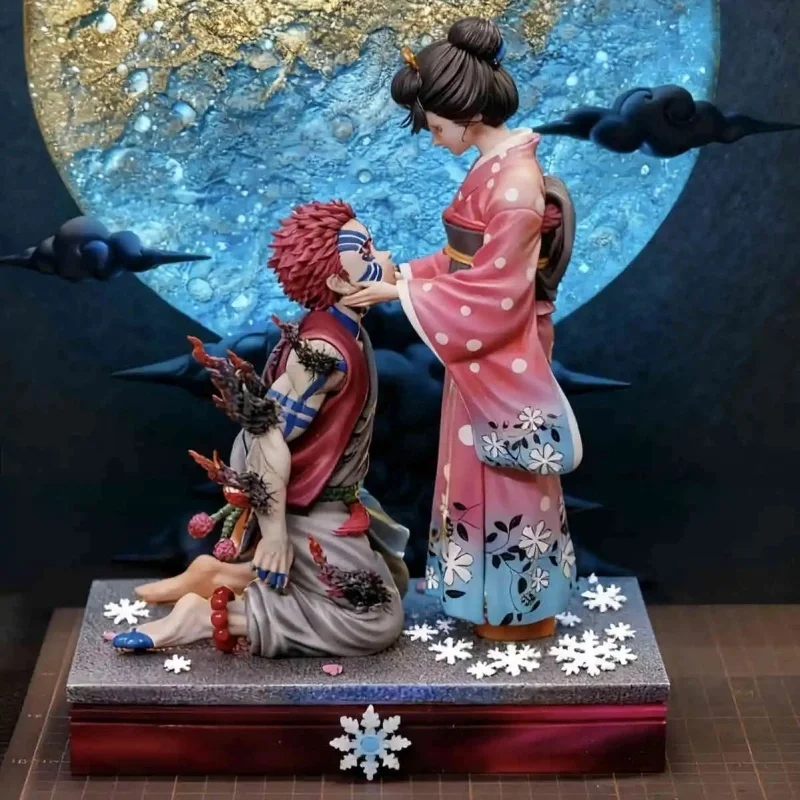 Demon Slayer Akaza Koyuki Anime-Figur PVC-Statue Dekoration Sammlerstück PVC-Modell Spielzeug Geschenk für Anime-Sammler Figurine