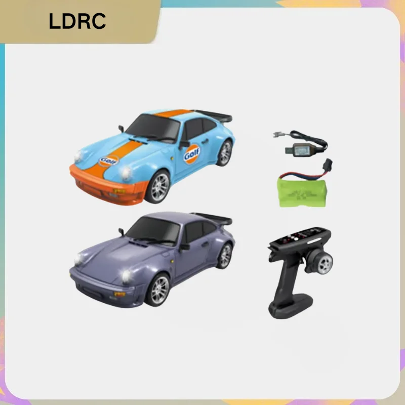 LDRC LD1898 1/18 Professional RC Drift Car GT 911 High-Speed Racing Toy 2.4G Remote Control for Boys Christmas Gifts Hobby Model