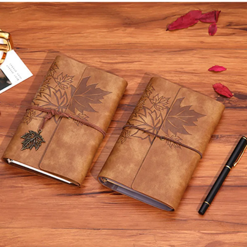 A5 A6 A7 Travelers Vintage Notebook PU Leather Blank Kraft Diary planner binder Journal schizzo cancelleria forniture per ufficio scolastico