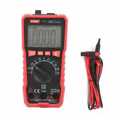 TA801C 디지털 멀티미터 자동 포켓형 다기능 가정용 내충격 고정밀 손전등 전류계 멀티미터