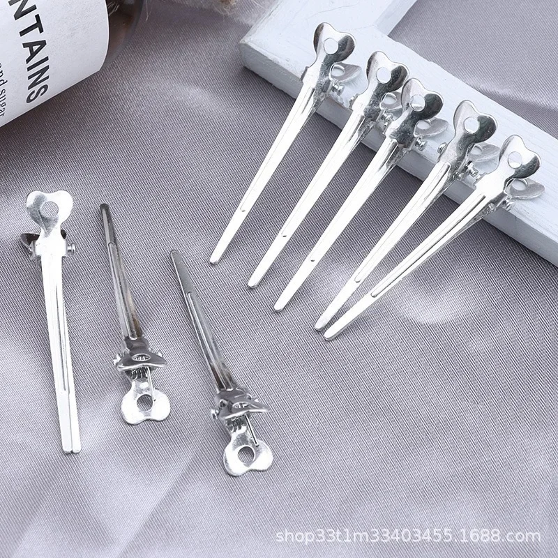 Ultra-fine Aluminum Hair Clips 70pcs Set Hair Partitioning Positioning Clip 5.5cm Bangs Shaping Clip Hand Push Wave