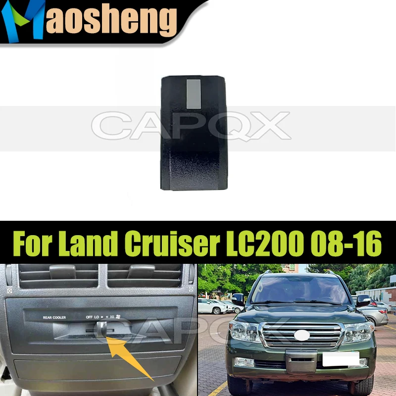 Rear Air Conditioning Slider Knob For Toyote Land Cruiser LC200 2008-2016 Rear Cooler Slider Knob