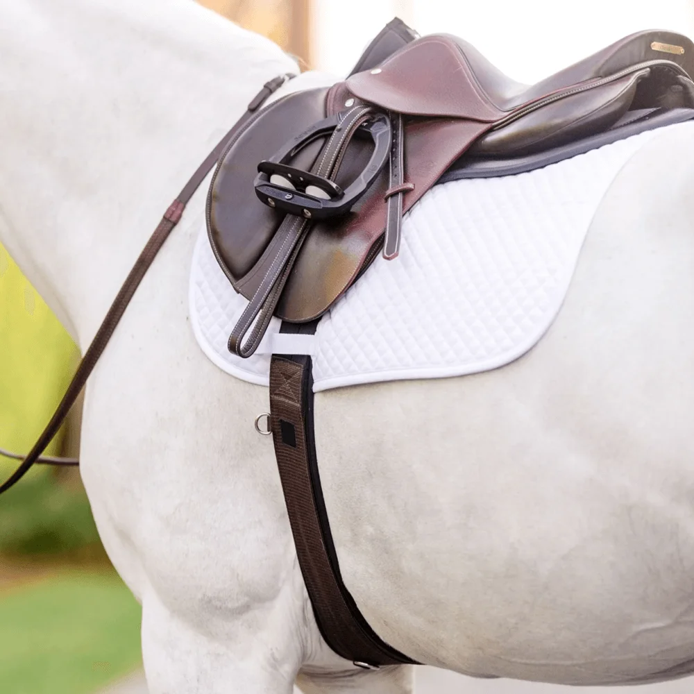 Equestrian Products Cotton Horse Saddle Pad Cotton Fabric Skin Friendly Dressage Equine Competition Riding Pad
