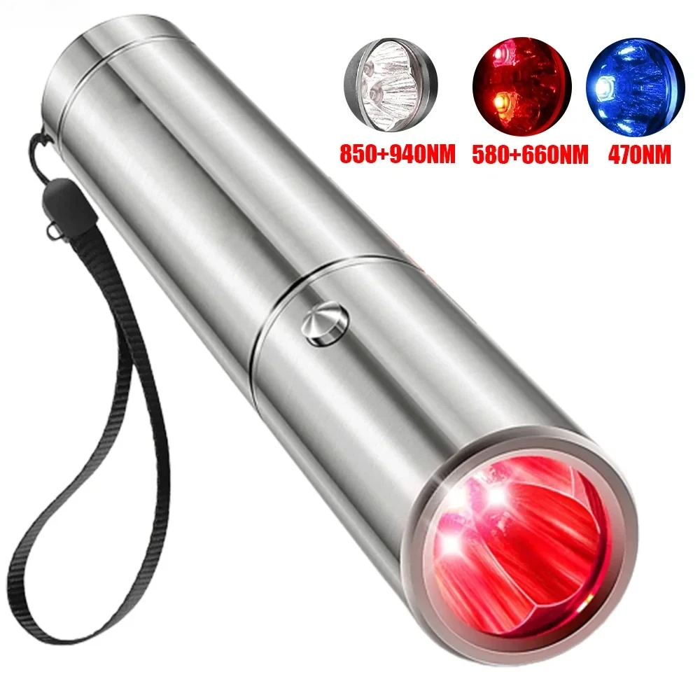 Mini therapy Device Pen Led Red Light Phototherapy Therapy Wavelength Near Infrared Lamp Handheld Physiotherapy Torch Pain Relif