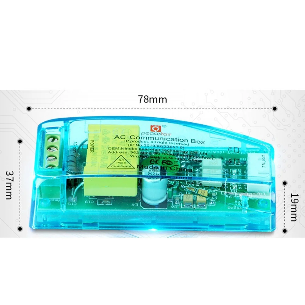 100A PZEM-004T 3.0 220 Volt Voltage Ammeter Box Power Energy Watt Meter PF Frequency Kwh Current Voltmeter TTL Modbus-RTU Module