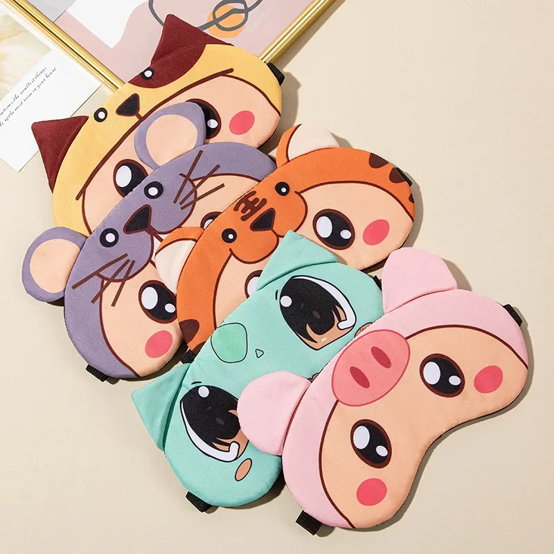 

1 шт., мужская и женская мягкая портативная маска для сна с эластичной дорожной маской для глаз, удобная для переноски