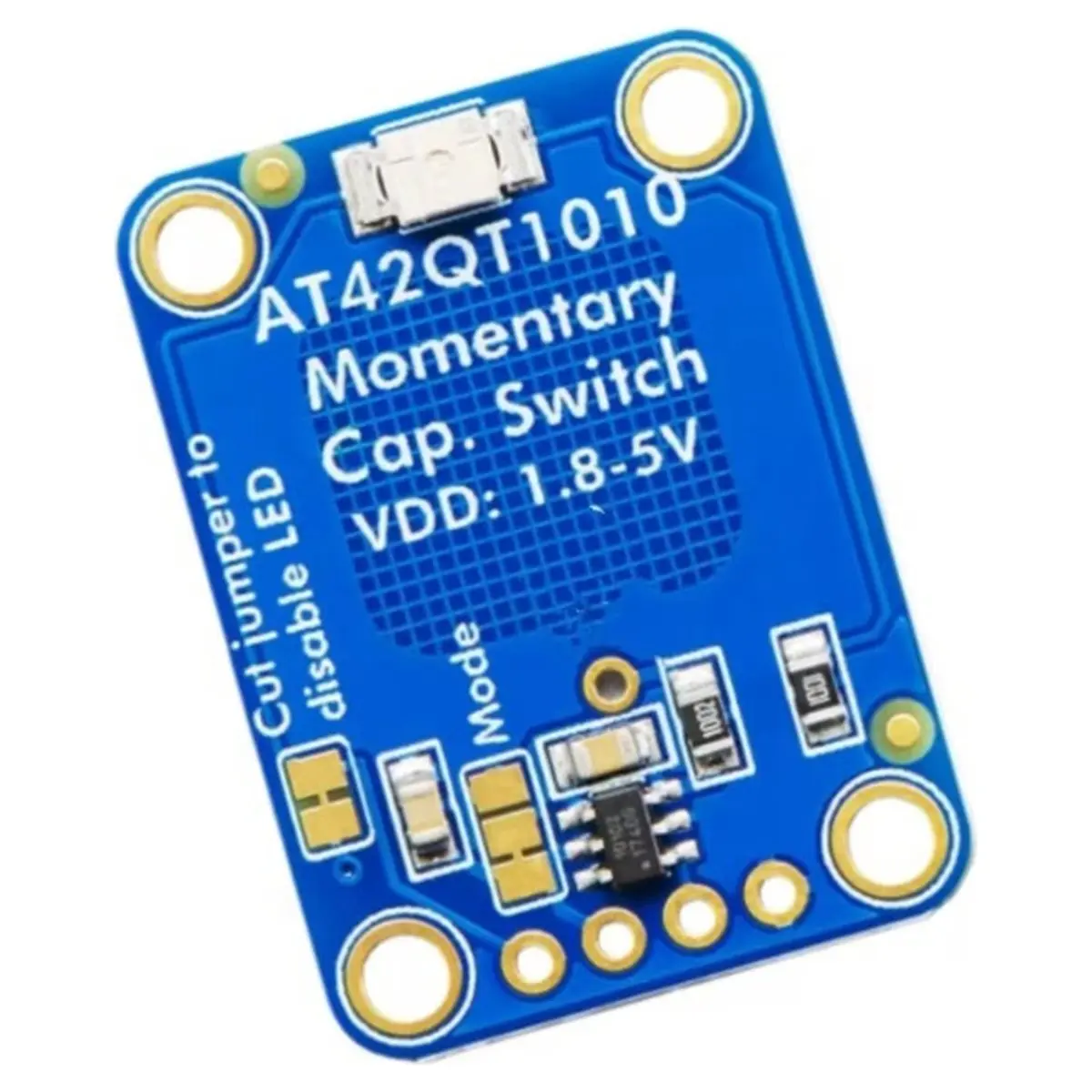 AT42QT1010 Standalone Momentary Capacitive Touch Sensor Breakout