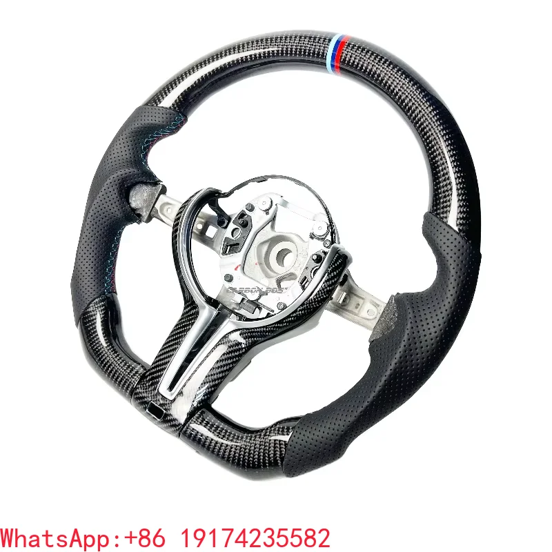 

Factory Upgraded Sports Style Real Carbon Fiber Steering Wheel for BMW F22 20 F35 31 30 F10 18 F80 M3M4M5M6 Car Steering Wheel