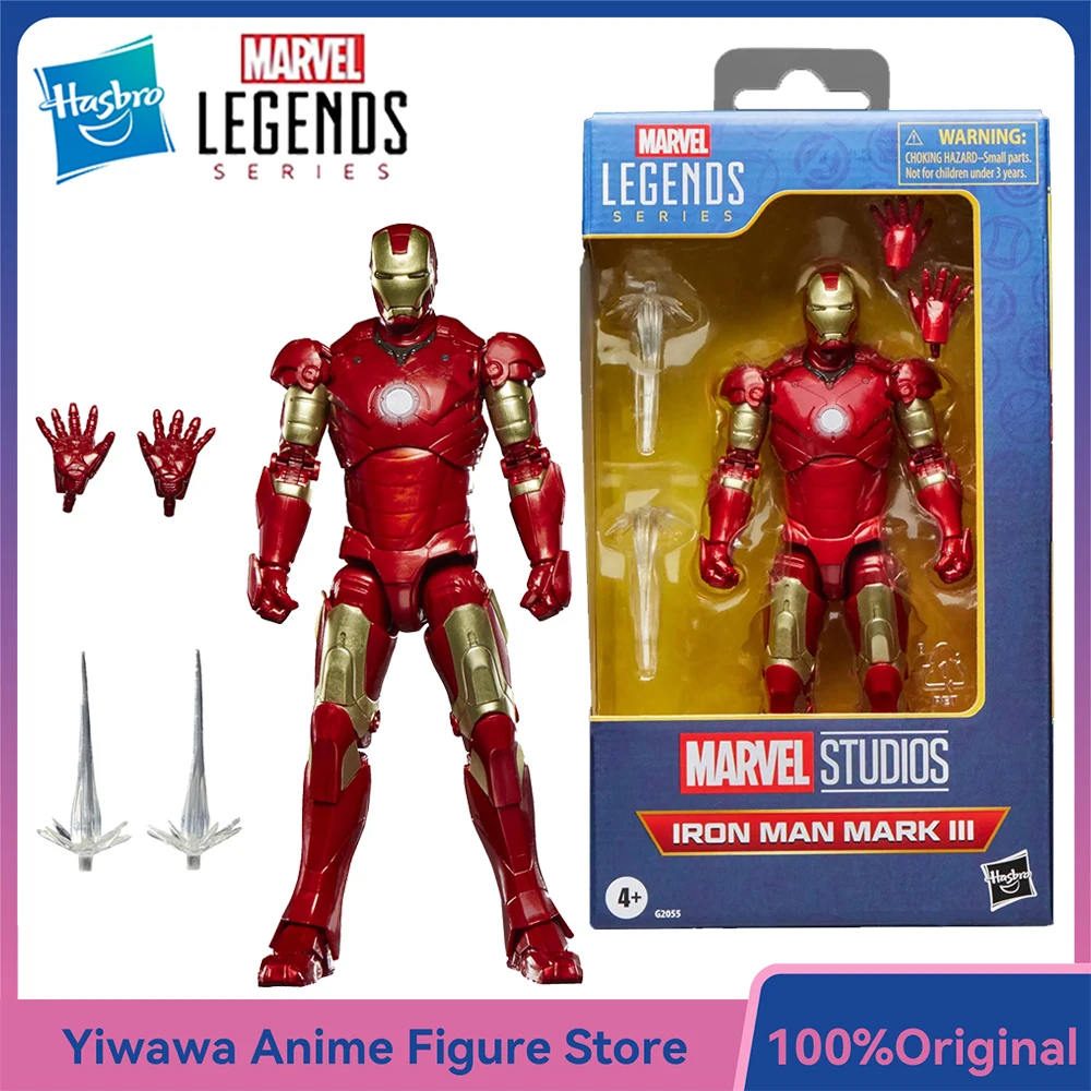 

[In-Stock] Original Hasbro Marvel Legends Series Iron Man Mark III 15cm Collectible Action Figure Model Ornament Toys