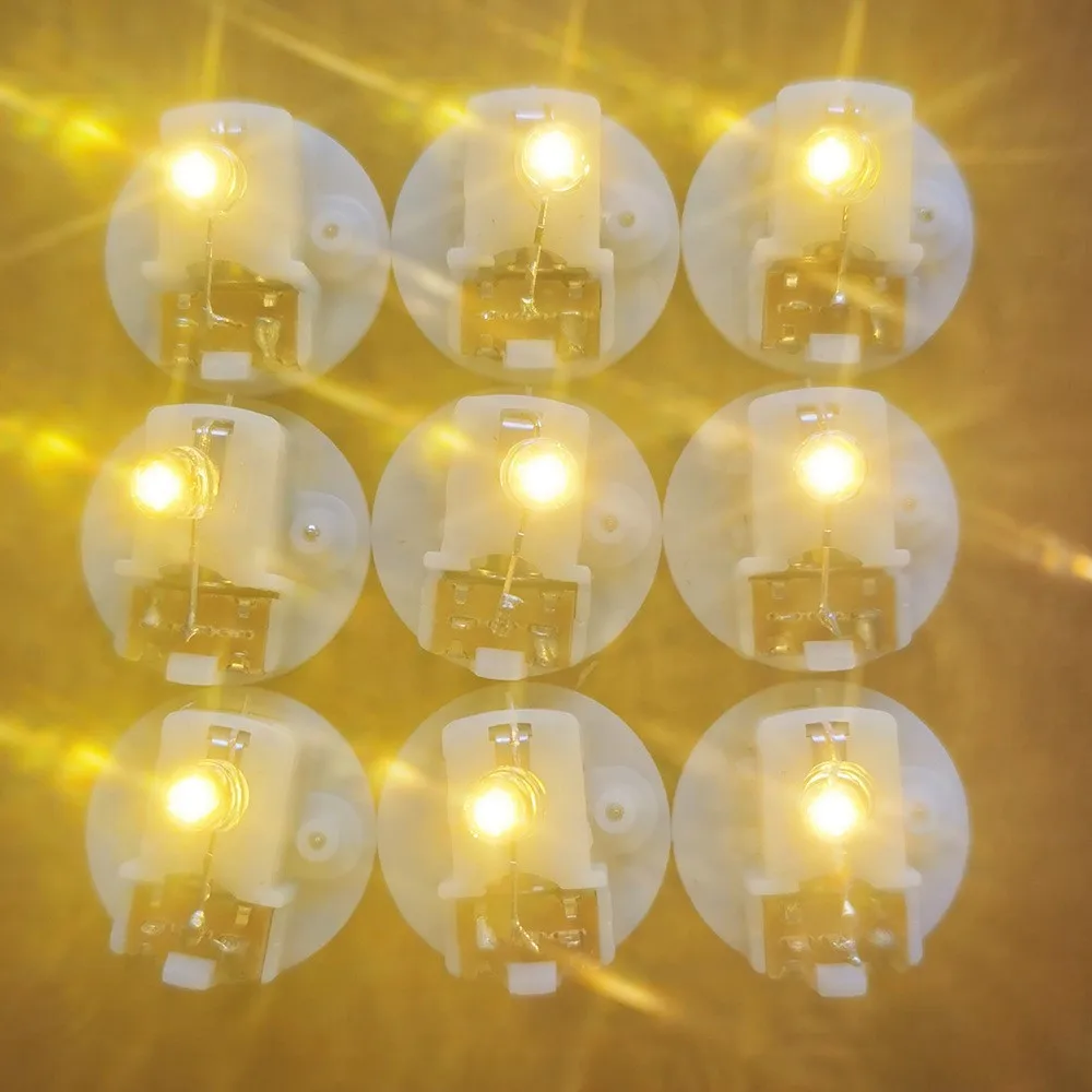 

20Pcs Glowing Keychain Multi-Color Mini LED Night Light Compact Flashing Base Portable Keyring Light Up Accessories Home Car
