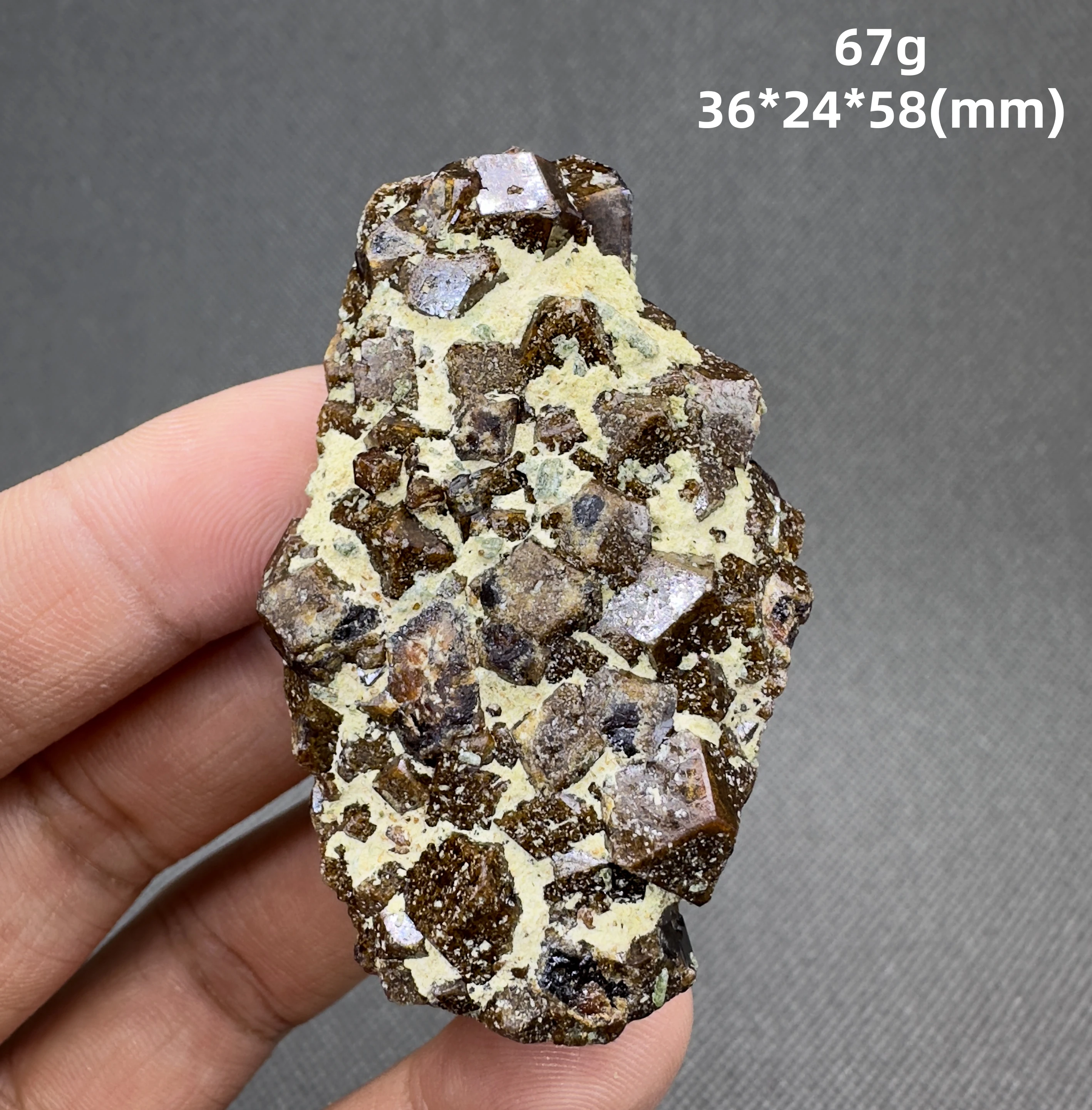 New! Natural Inner Mongolia Garnet mineral specimens + healing quartz crystals and stones rock gemstone - Image 5