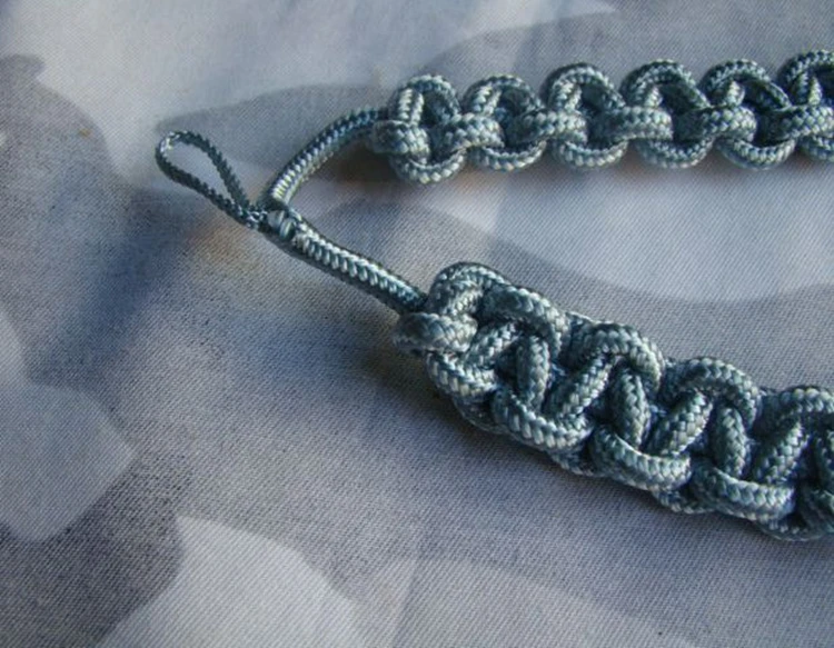 U.S. Army Infantaria Azul Shoulder Cord, Acessórios Militares, Aiguillette Aguillette Aiglet Aglet