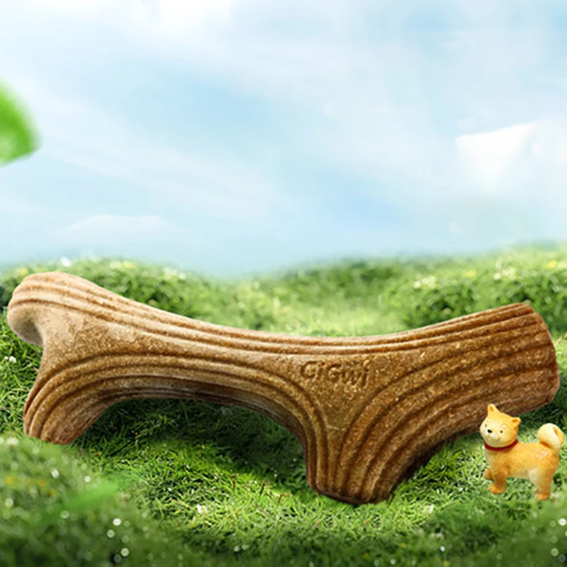 Pine Antler Molars Safe Non-toxic Dogs Toys Puppy Golden Hair Edge Herding Toy Bite Resistant Alone Self High Dog Reliever