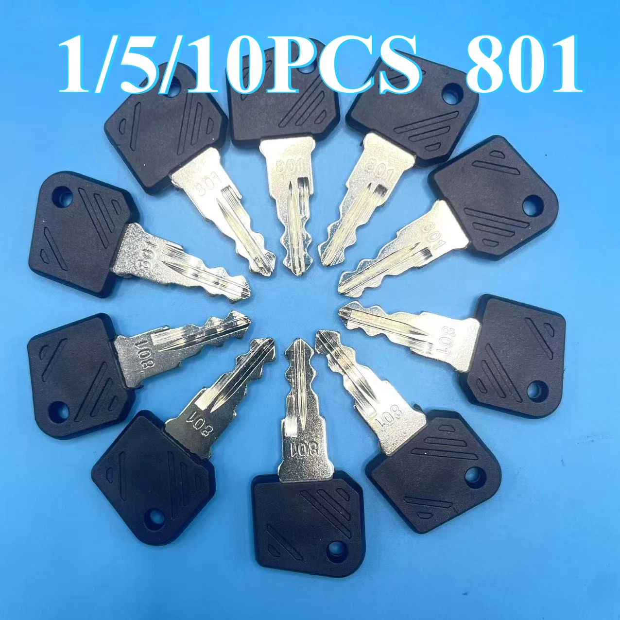

1/5/10PCS Linde Forklift 801 Ignition Switch Key 801 Internal Combustion Truck Key