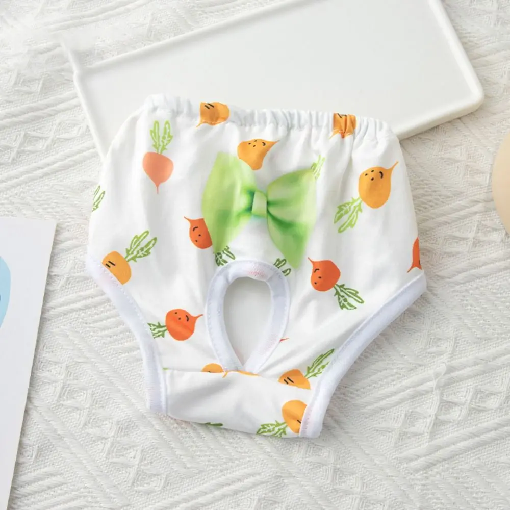 Tragbare waschbare physiologische Hundehose, auslaufsichere Cartoon-Haustierwindel, wiederverwendbare, atmungsaktive Hunde-Menstruationshose