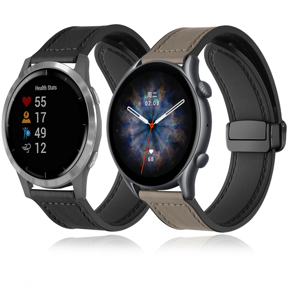 Opaska na Garmin Vivoactive 4 3/Venu 2 Plus/prekursor 265 255 245 645 pasek do zegarka Amazfit GTR 4 3 Pro GTS 4 3 2 Watchabnd