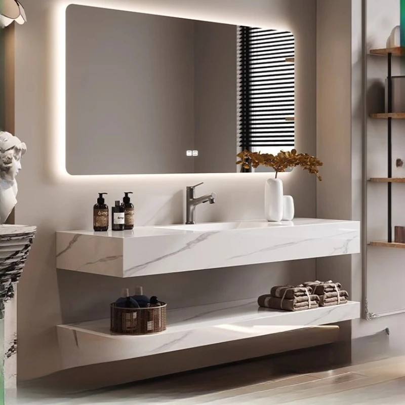

White Skincare Bathroom Cabinet Perfume Mirror Partitions Bathroom Cabinet Kitchen Makeup Partitions Gabinete Home Furniture