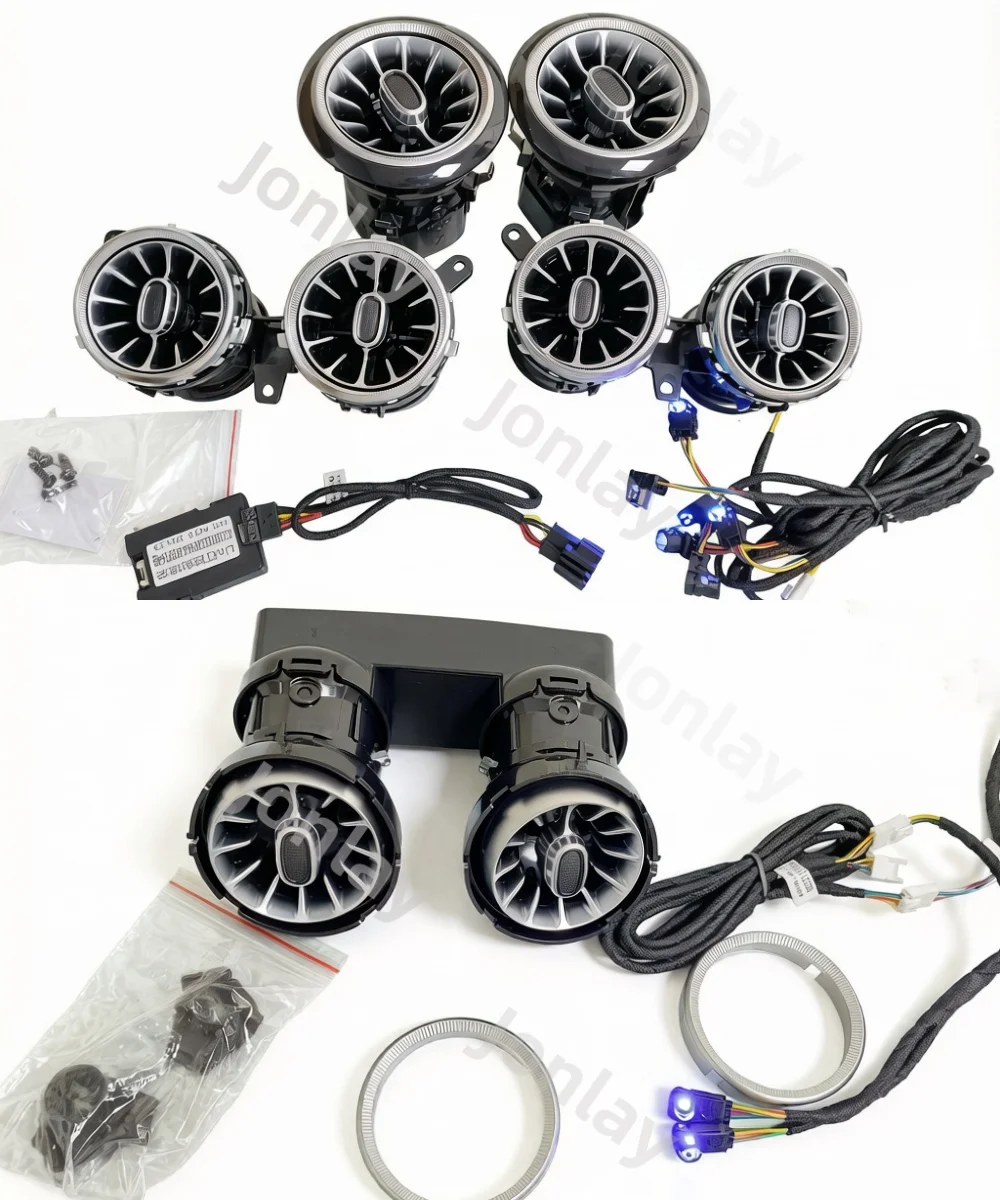 Jonlay Ambient Light For 2016-2023 E-Class W213 AMG E43 E53 Led 64 Colors Air Vents 3D 4D Rotating Tweeter Speaker Interior
