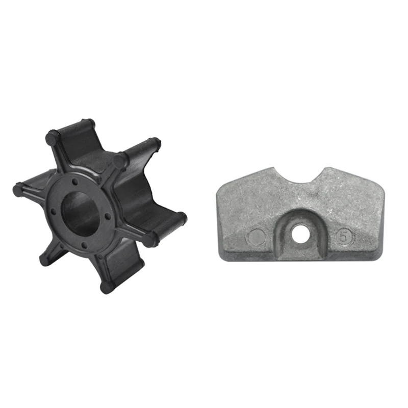 Water Pump Impeller for YAMAHA with Fit for YAMAHA Outboard Lower Unit Gearbox Anode 6L5-45251