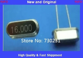 Free Shipping One Lot 10 Pcs 16.000 MHz 16 MHz Crystal HC-49/S Low Profile 16mhz