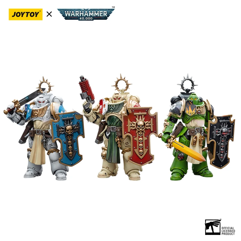 JOYTOY 1/18 Action Figure Salamanders White Consuls Dark Angels Bladeguard Veterans Anime Model