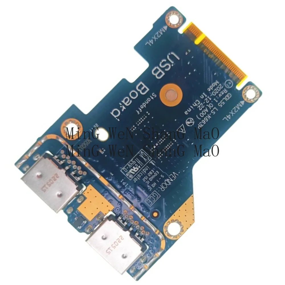 Laptop USB IO Board For DELL G15 5510 5511 (2021) GDL55 USB 2.0 To USB 3.2 Board 8Y03W 08Y03W LS-K663P