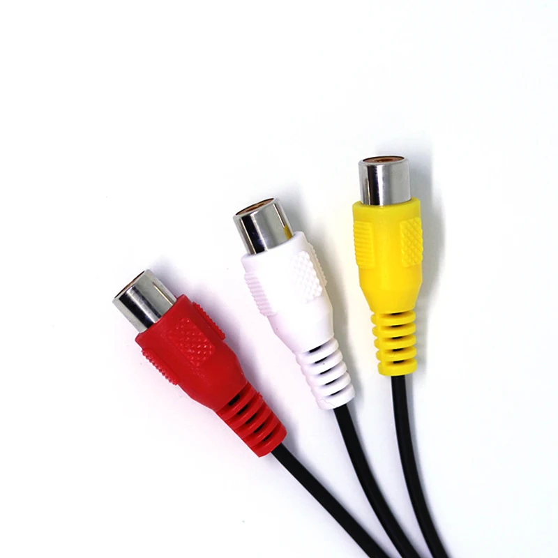 DC3.5MM To Jack 3 RCA Cable Video Component AV Adapter Cable For TCL TV Red White And Yellow Female