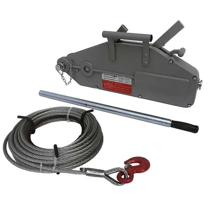 Manual Hoist Wire Rope Lever Hoist Winch Tirfor With Manual Cable Puller Pulling Hoist0.8t to 5.4t