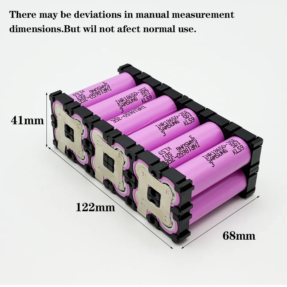 100%純正フル容量18650 35E 7000mAh 3S 4S 5S 6S 12.6V 14.8V 18V 25.2V DIYドライバーバッテリー溶接バッテリーパック用