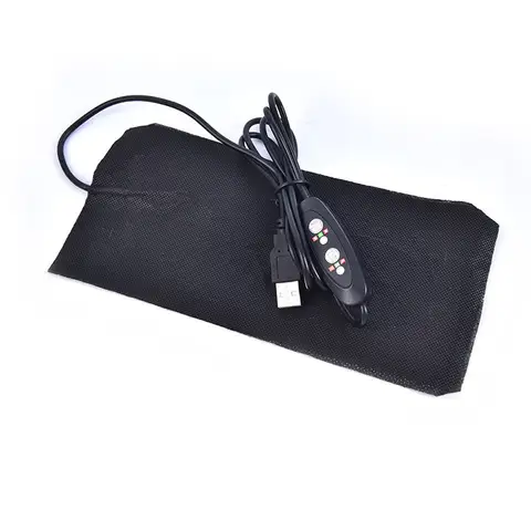 1PC USB 안전 난방 따뜻한 패드 천으로 조끼 자 켓 신발 양말 따뜻한 붙여 넣기 패드 빠른 난방 탄소 섬유 난방 패드