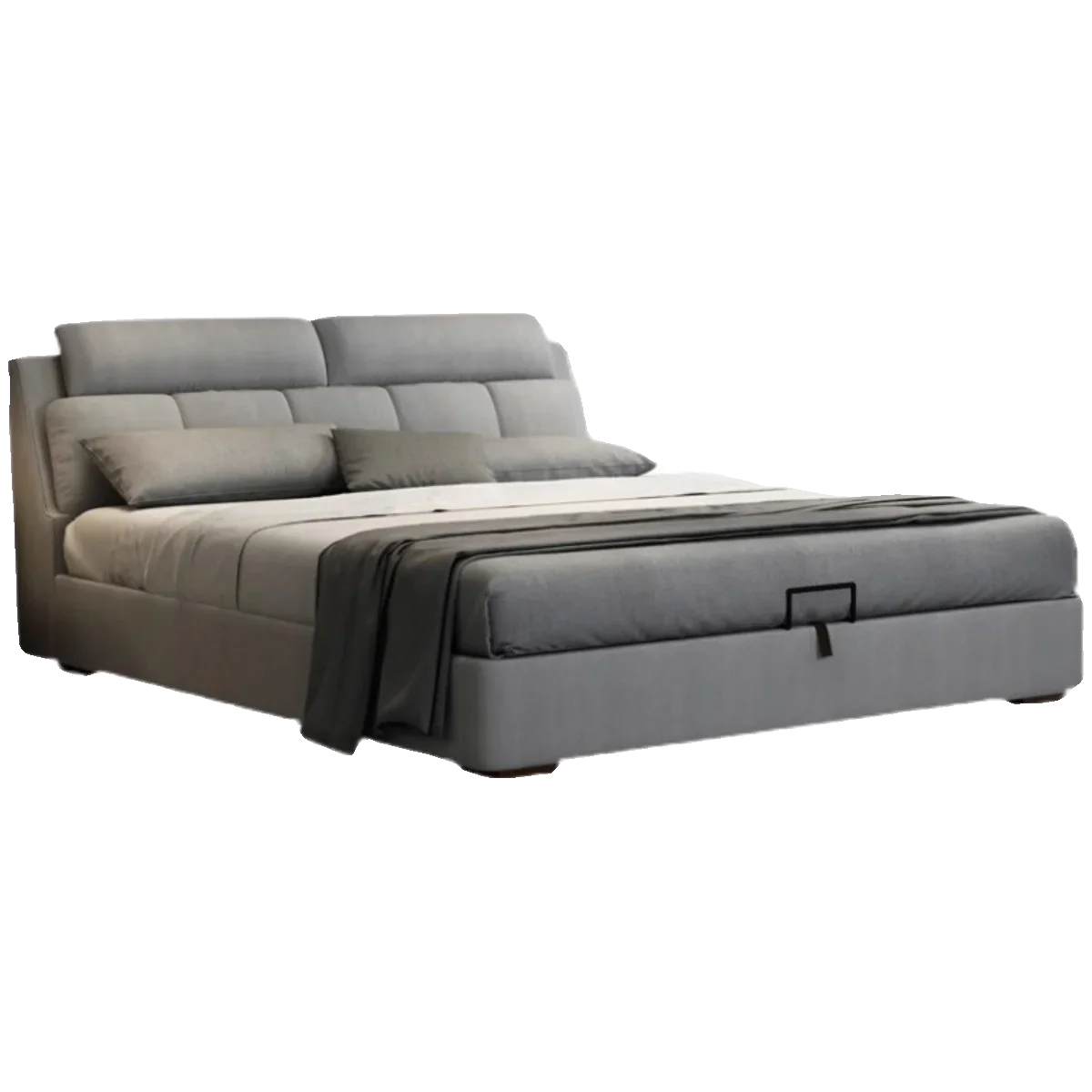 

Nordic fabric bed modern minimalist 1.8m soft with detachable and washable master bedroom wedding